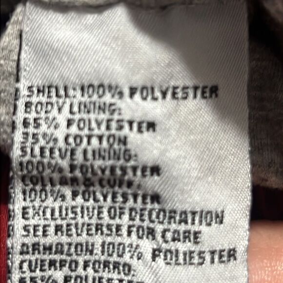 🔥🏈 Vintage OKLAHOMA OU SOONERS Polyester Embroidered Pullover Jacket - XL -EUC - Picture 13 of 15